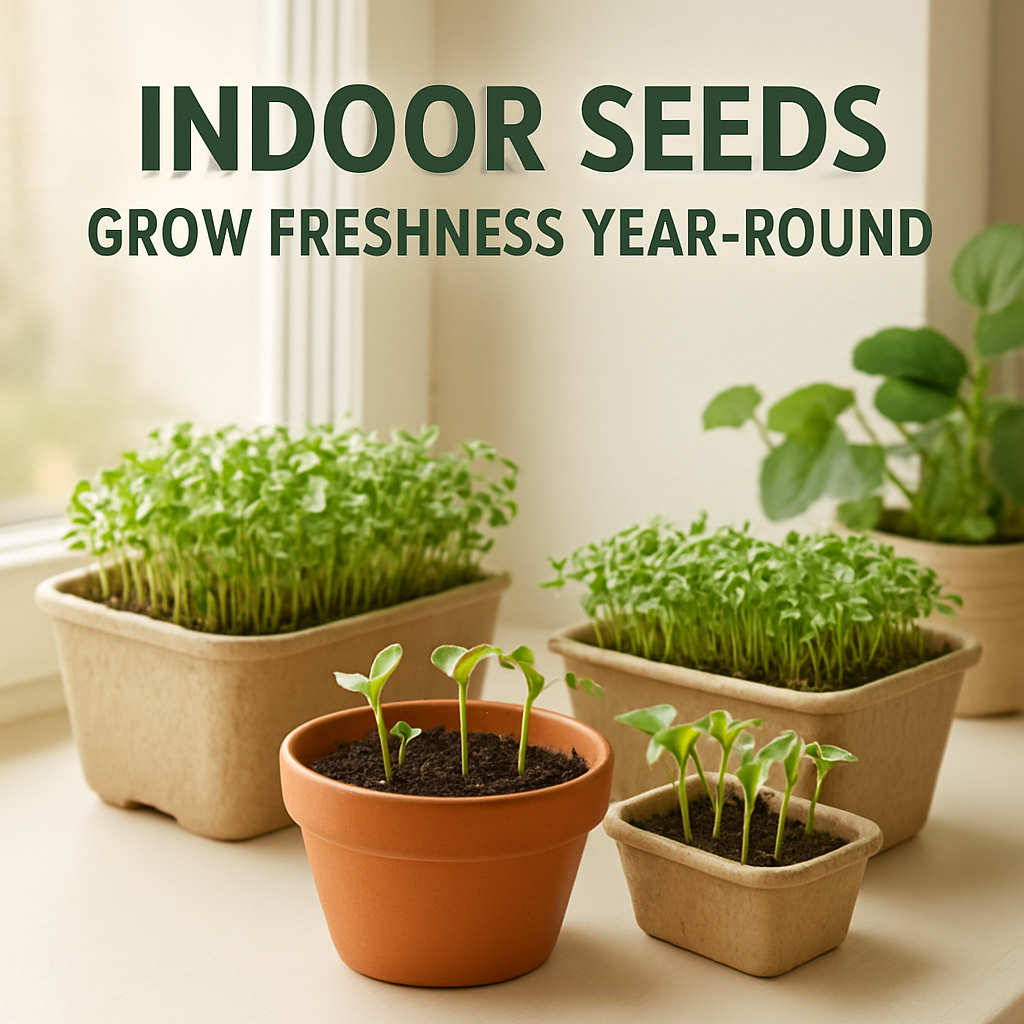 Indoor Seeds – Grow Freshness Year-Round