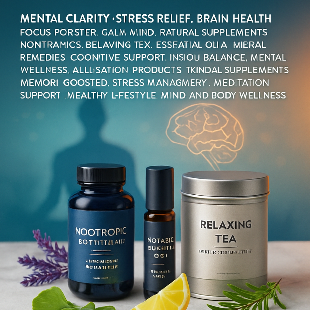 Top 5 Mental Clarity & Stress Relief Products in 2025 – Boost Focus, Calm & Brain Health Naturally