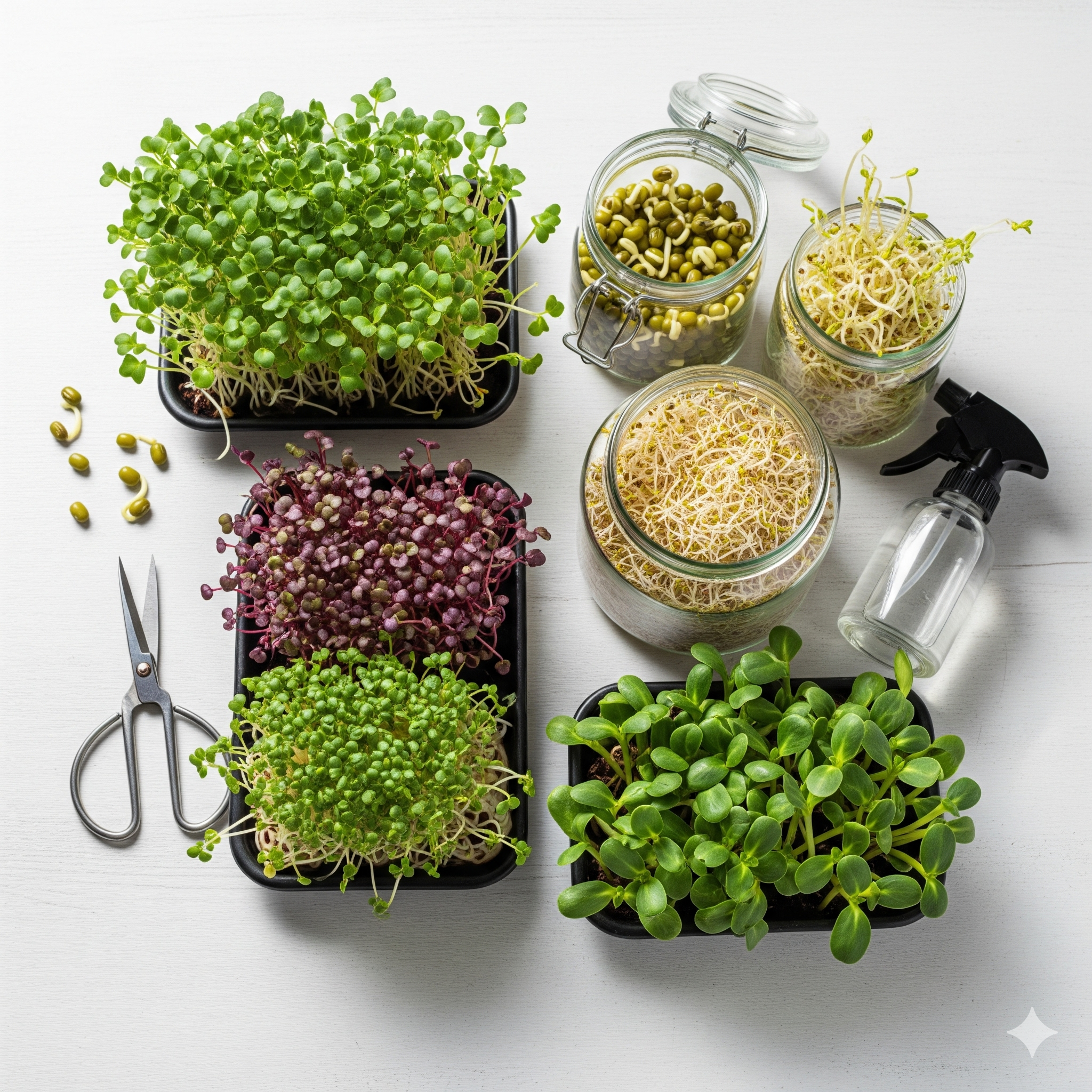 🌱 The Ultimate Guide to Microgreens & Sprouting Seeds: Grow Superfoods at Home