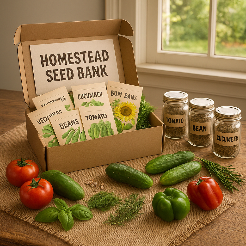 “Homestead Seed Bank: Your Complete Seed Kit for Backyard Gardening & Self-Sufficiency”
